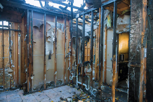 Professional Fire Damage Removal technician working in Sunset, FL